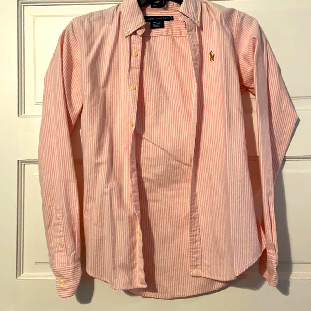 Women’s polo Ralph Lauren slim fit button down shirt